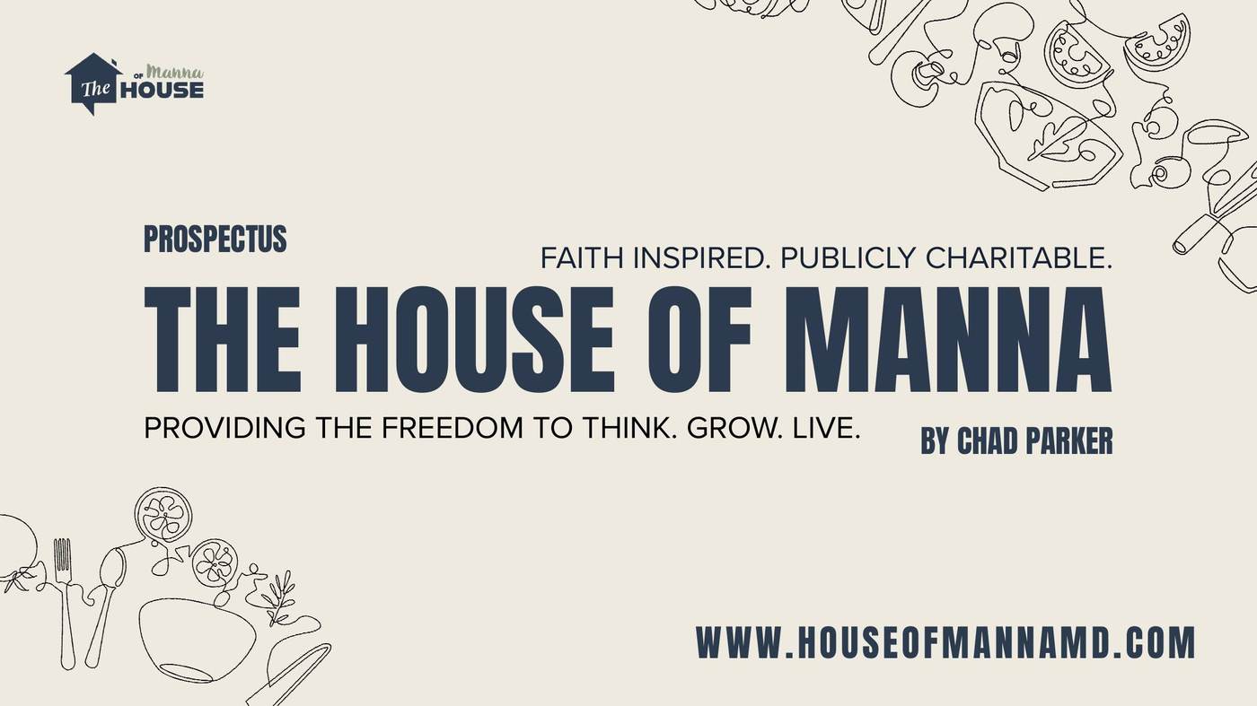 House of Manna pitch deck, page 1 of 57